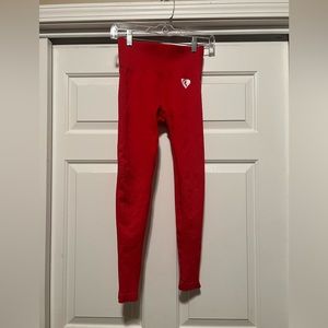 Women’s Best Red Power Seamless Leggings Size S